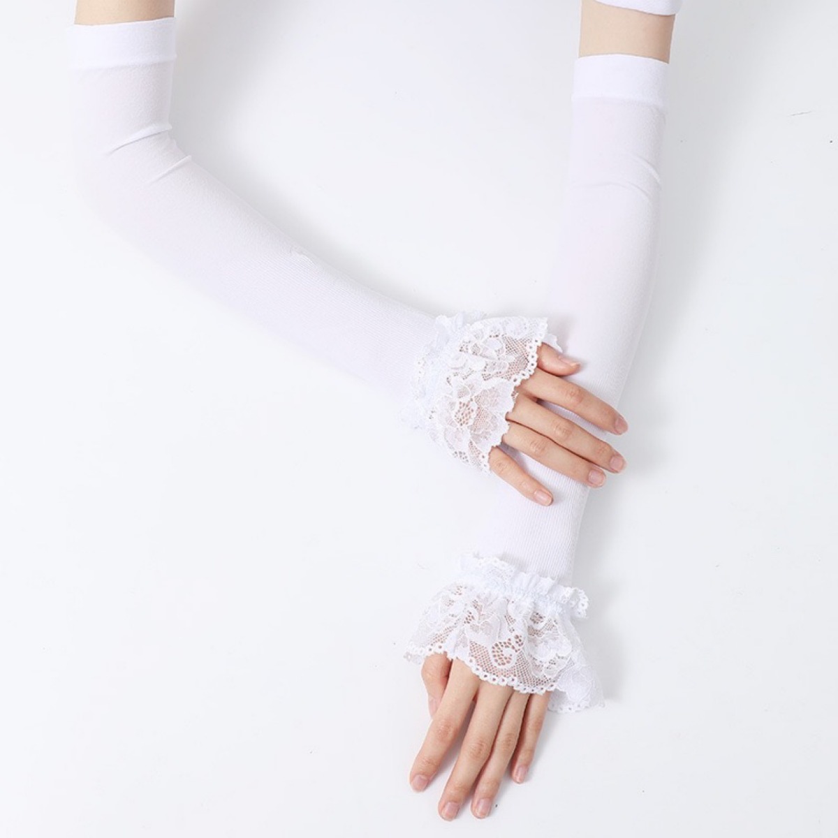 Женские длинные эластичные пер – обзор и цена Fingerless Glove Knit