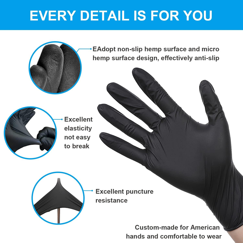 20/50/100 шт. одноразовые нитр – обзор и цена Nitrile Mechanic Glove