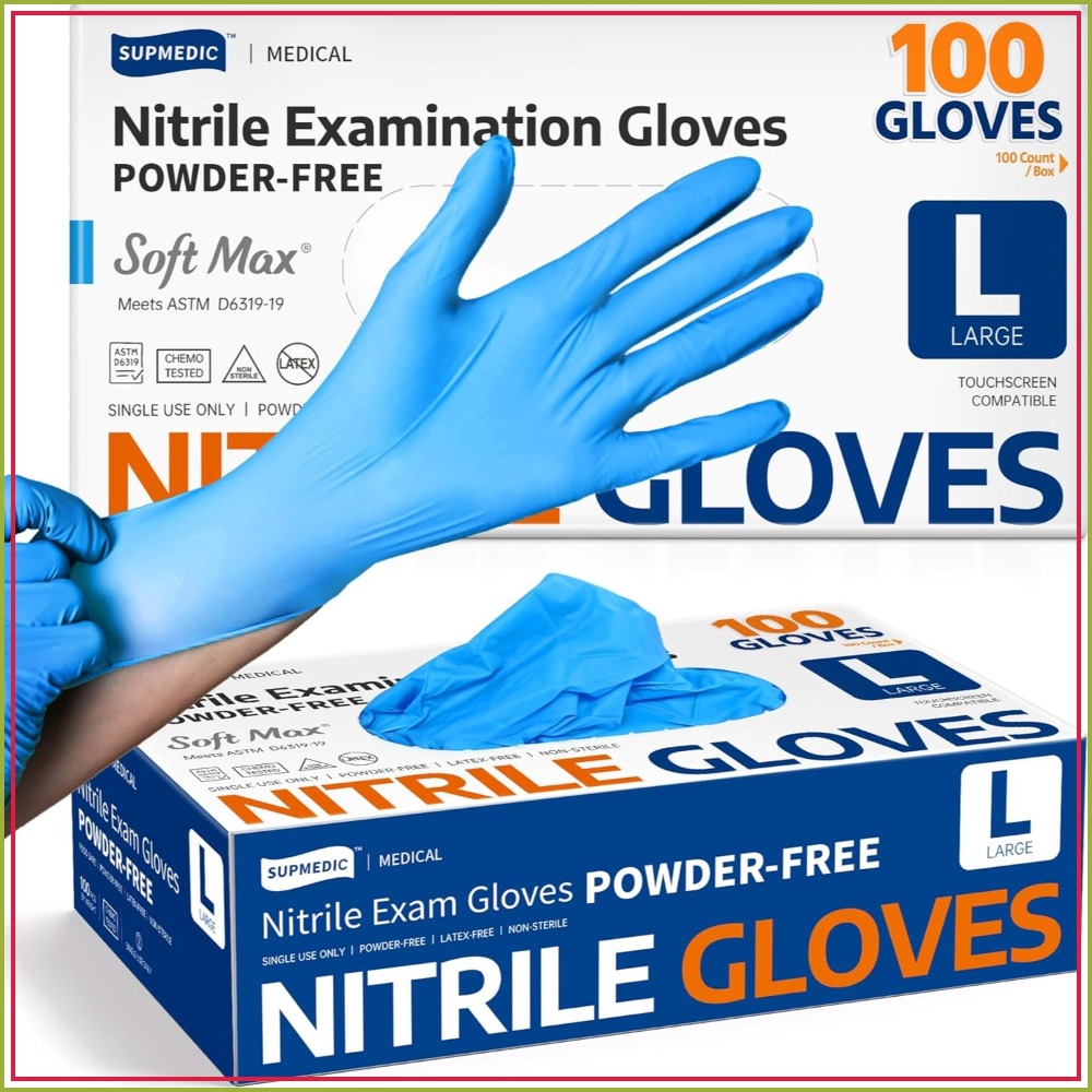 Медицинские нитриловые перчатк – обзор и цена Exam Glove Nitrile