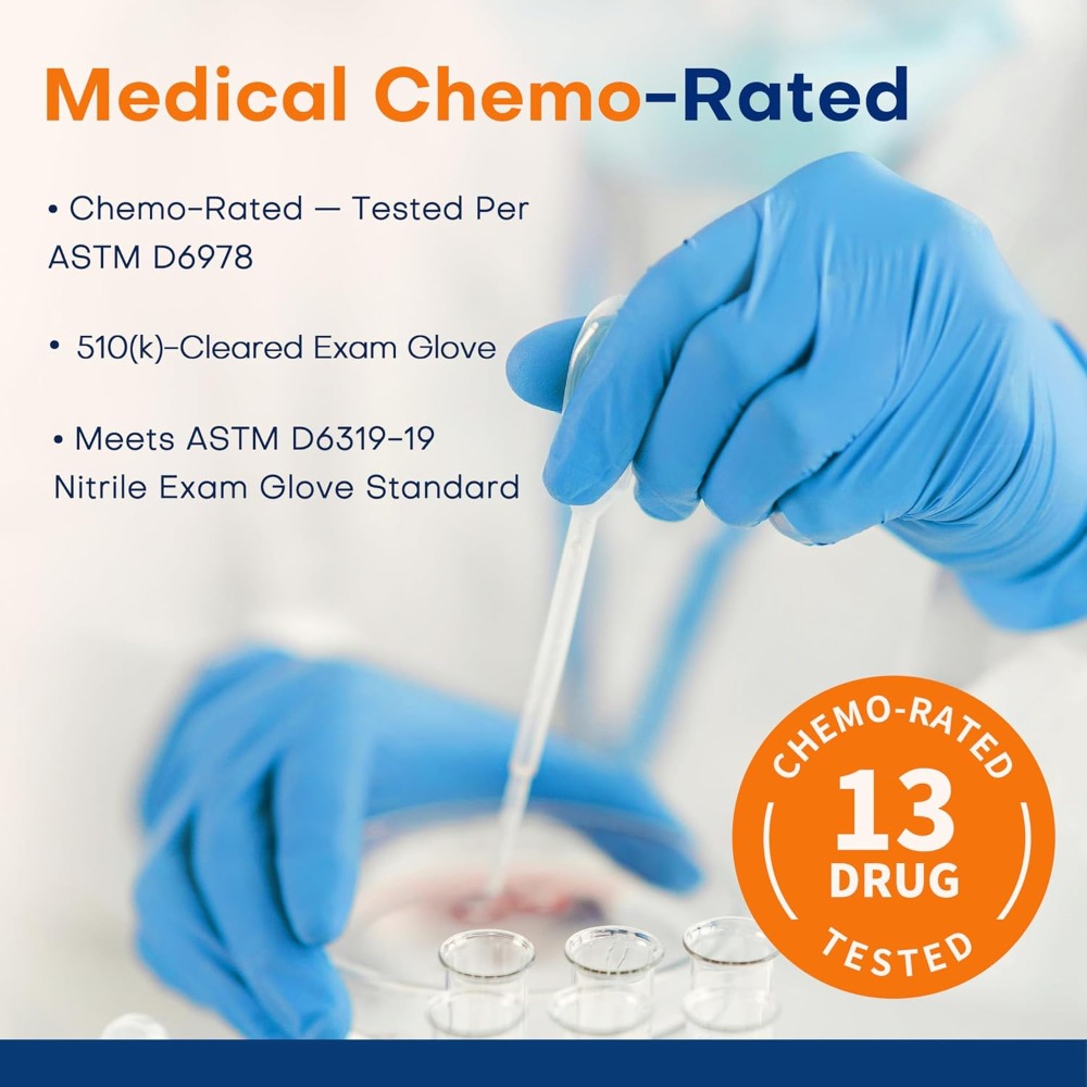 Медицинские нитриловые перчатк – обзор и цена Exam Glove Nitrile