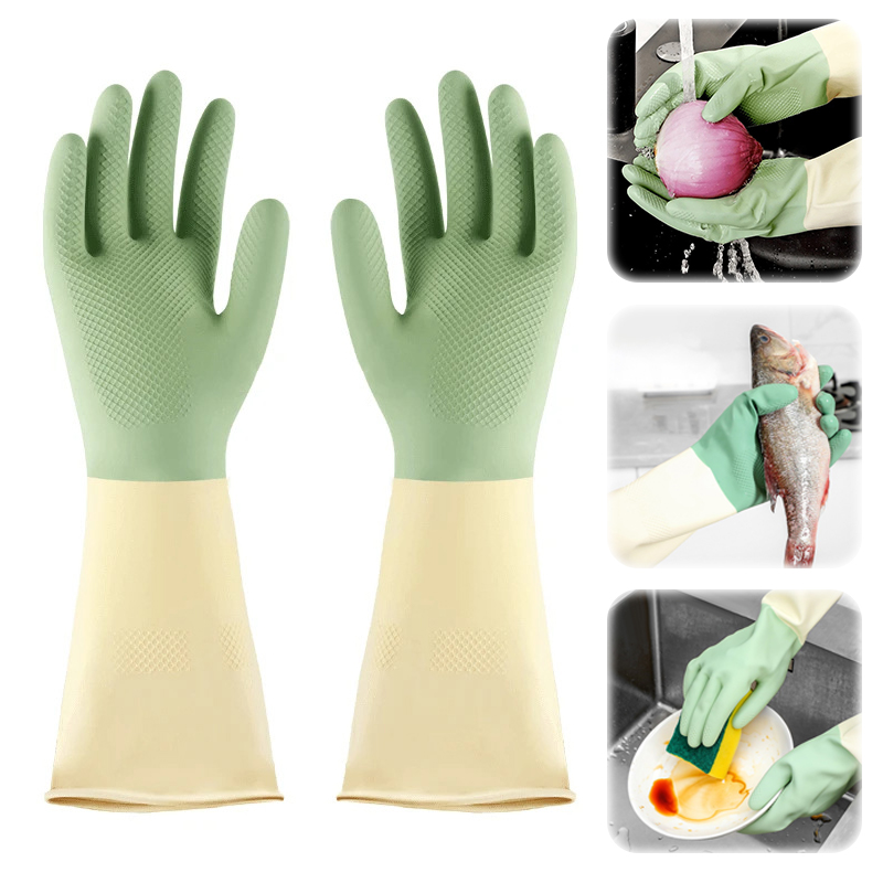 Утолщенные кухонные перчатки,  – обзор и цена Dish Glove Rubber