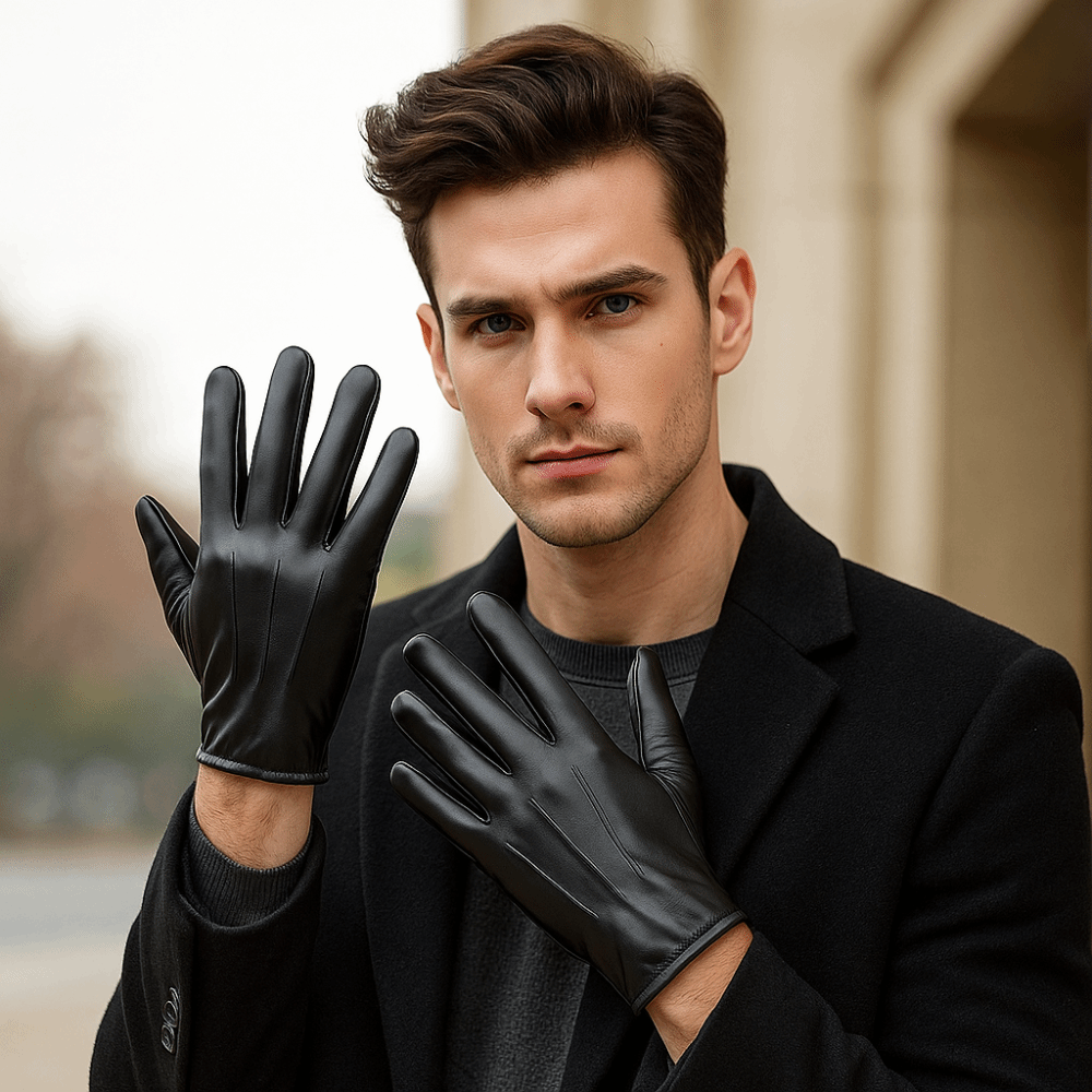 Модные черные перчатки для вож – обзор и цена Leather Driving Glove