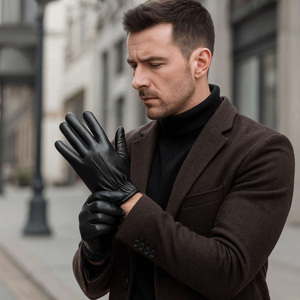 Модные черные перчатки для вож – обзор и цена Leather Driving Glove