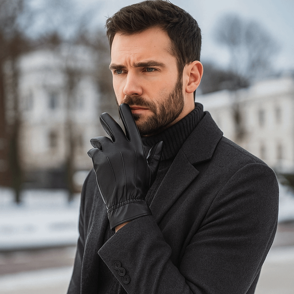 Модные черные перчатки для вож – обзор и цена Leather Driving Glove