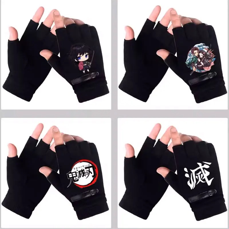 Аниме Demon Slayer студенчески – обзор и цена Fingerless Glove Knit