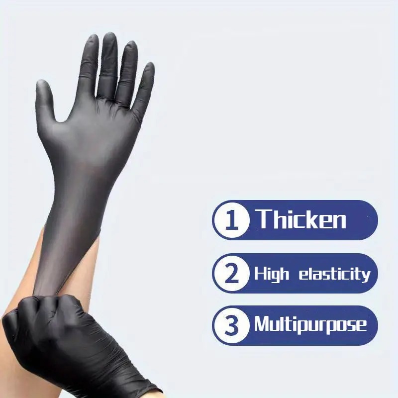 100/50/20 шт. черные нитриловы – обзор и цена Nitrile Mechanic Glove