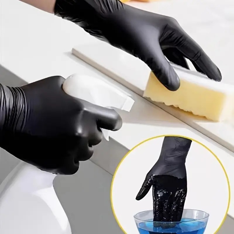 100/50/20 шт. черные нитриловы – обзор и цена Nitrile Mechanic Glove