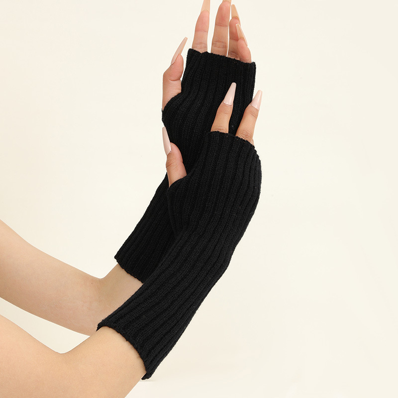 Girls Colorful Warm Knitted Ar – обзор и цена Fingerless Glove Knit