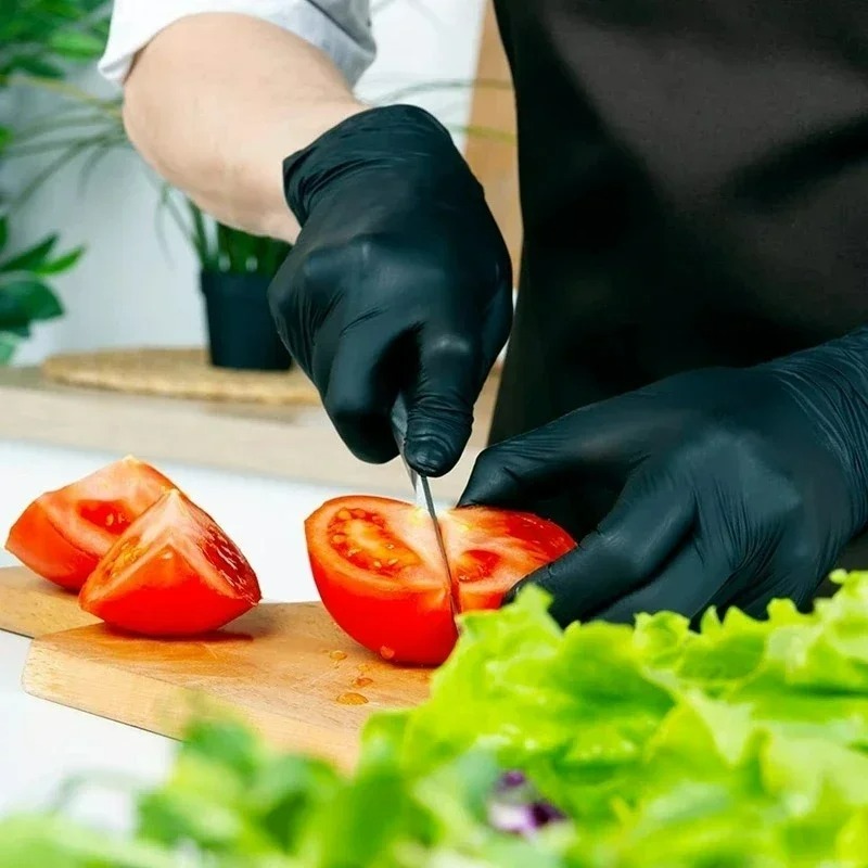 Черные нитриловые перчатки одн – обзор и цена Nitrile Mechanic Glove