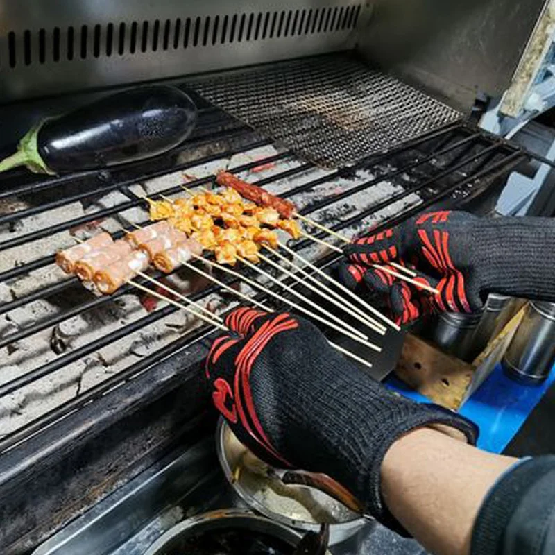 Огнестойкие нескользящие перча – обзор и цена Oven Mitt Silicone