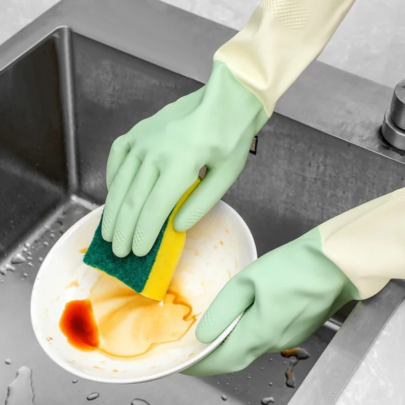 Утолщенные кухонные перчатки,  – обзор и цена Dish Glove Rubber