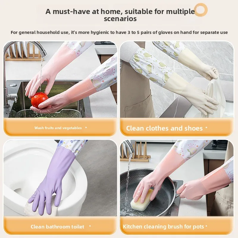 Зимние теплые водонепроницаемы – обзор и цена Dish Glove Rubber