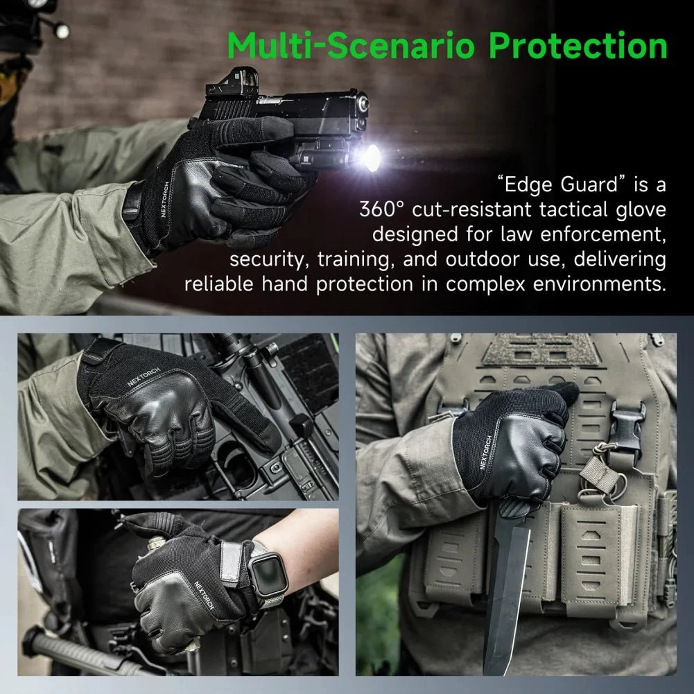 Тактические перчатки Nextorch  – обзор и цена Cut Resistant Glove