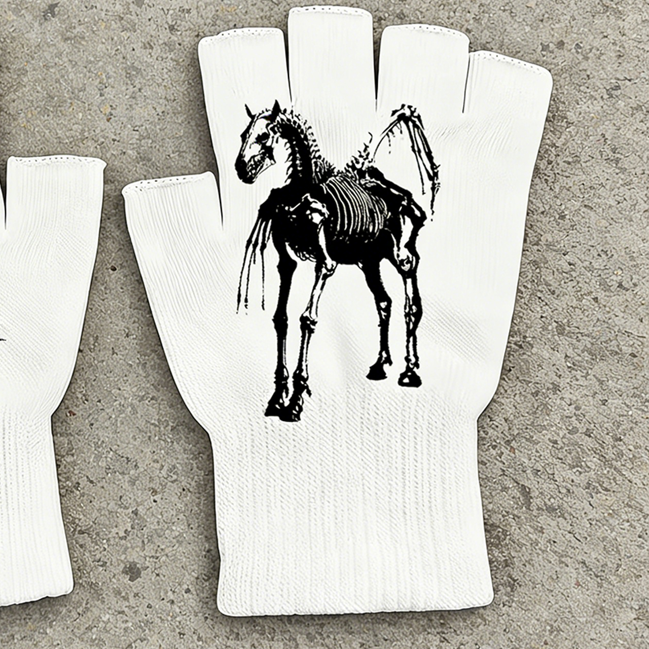 Белые вязаные перчатки с рисун – обзор и цена Fingerless Glove Knit