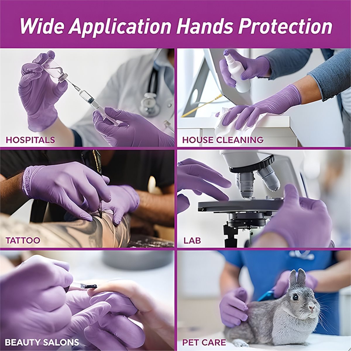 Высокое качество, 100 шт., нит – обзор и цена Exam Glove Nitrile