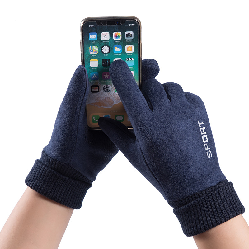 Мужские Зимние Замшевые Кожаны – обзор и цена Leather Driving Glove