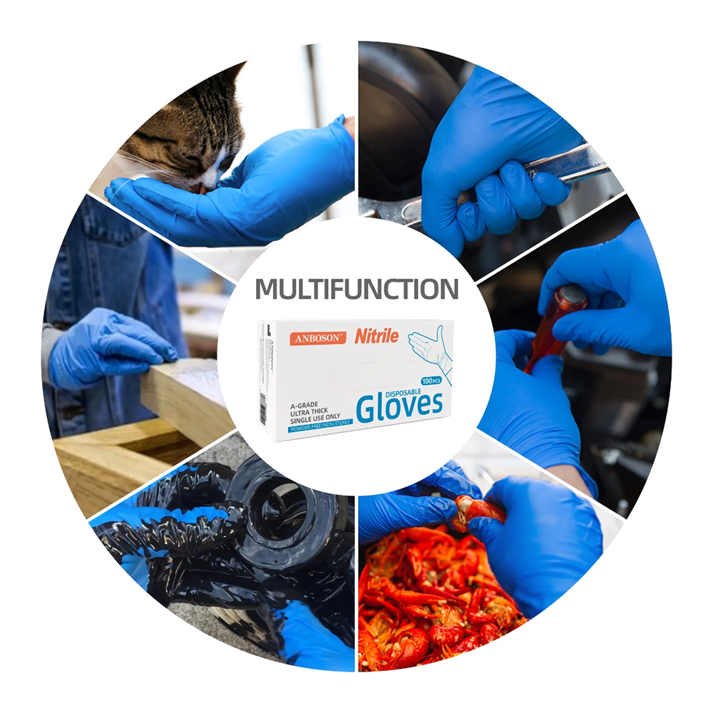 Нитриловые смотровые перчатки  – обзор и цена Exam Glove Nitrile