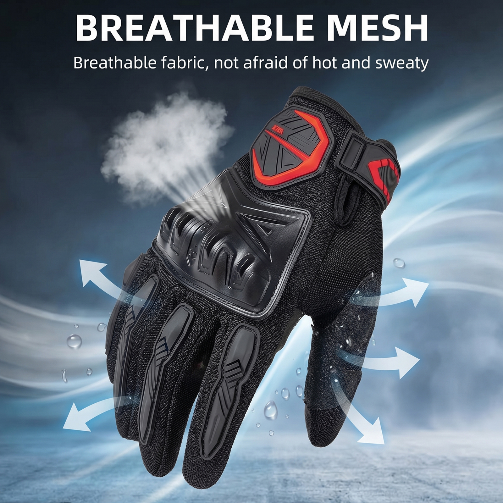Летние мотоциклетные перчатки  – обзор и цена Cycling Glove Padded