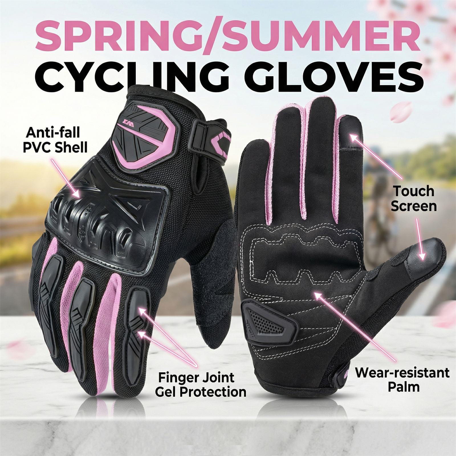 Летние мотоциклетные перчатки  – обзор и цена Cycling Glove Padded