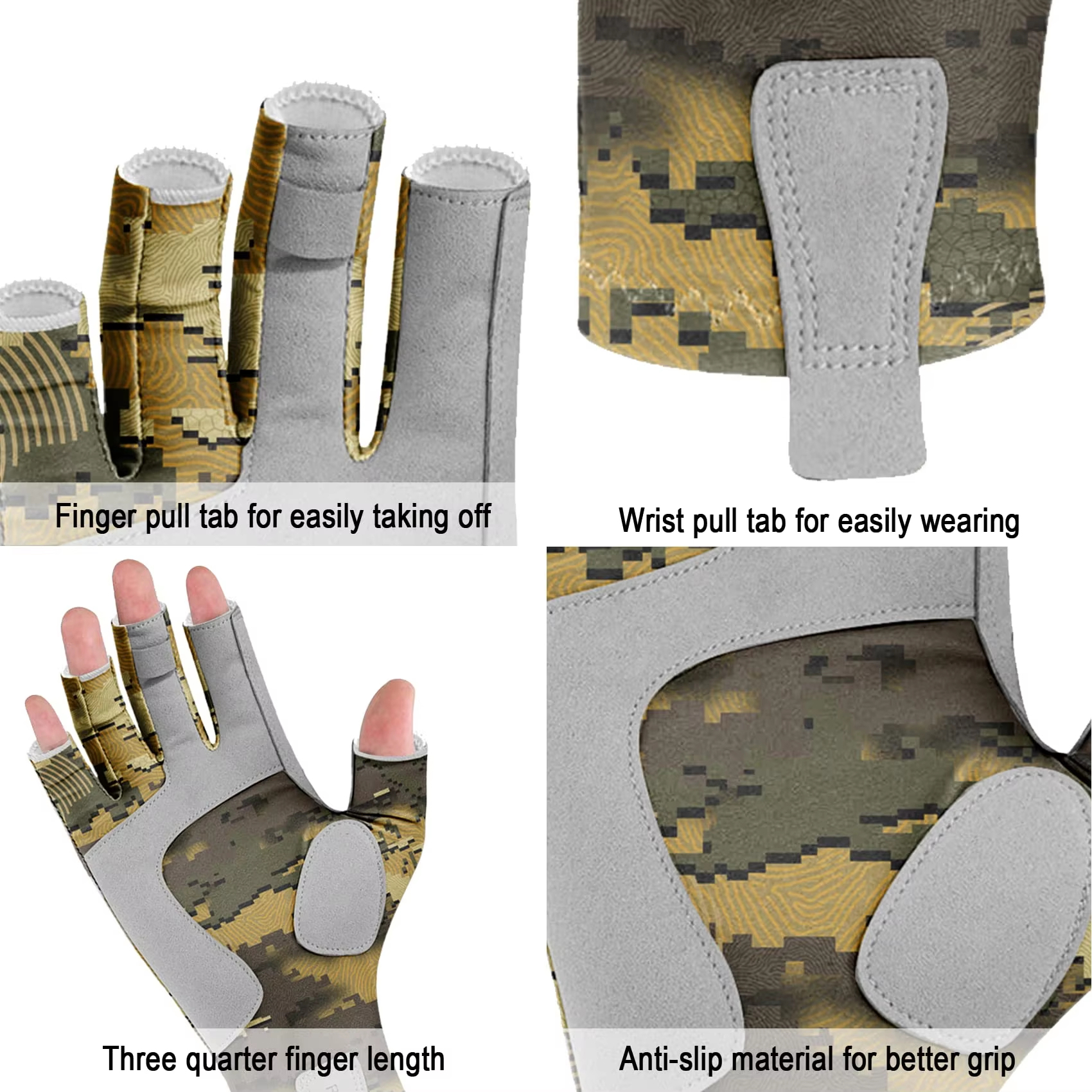 Перчатки для рыбалки Aventik б – обзор и цена Cycling Glove Padded