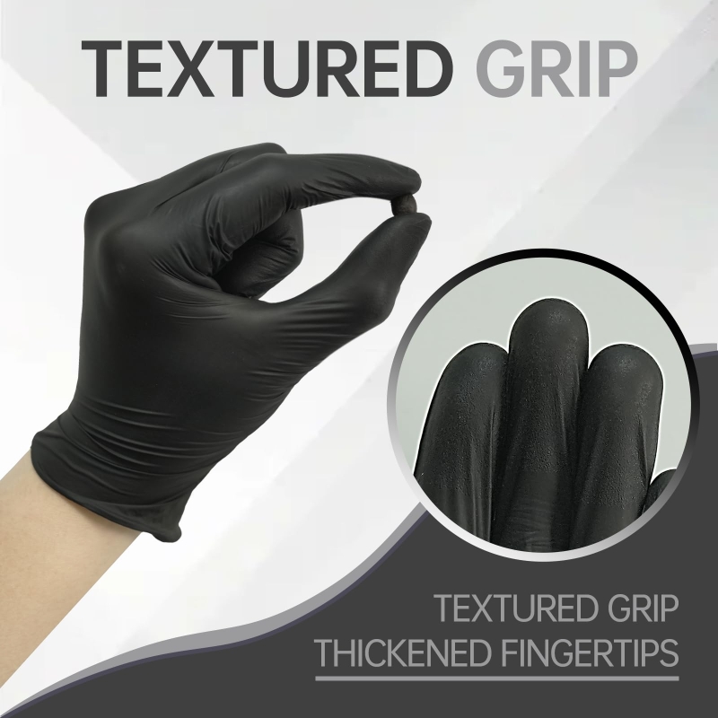 100 шт. черных нитриловых перч – обзор и цена Latex Disposable Glove