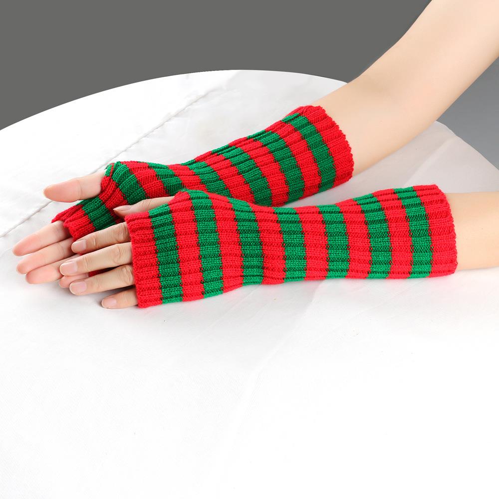 Зимние теплые вязаные шерстяны – обзор и цена Fingerless Glove Knit