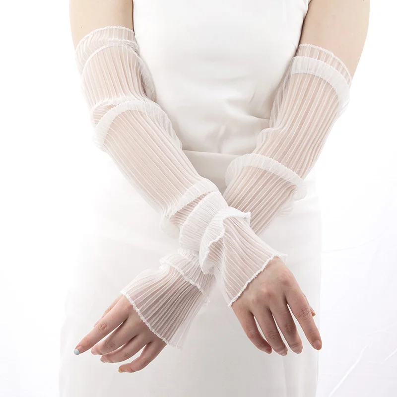 Летние длинные перчатки без па – обзор и цена Fingerless Glove Knit