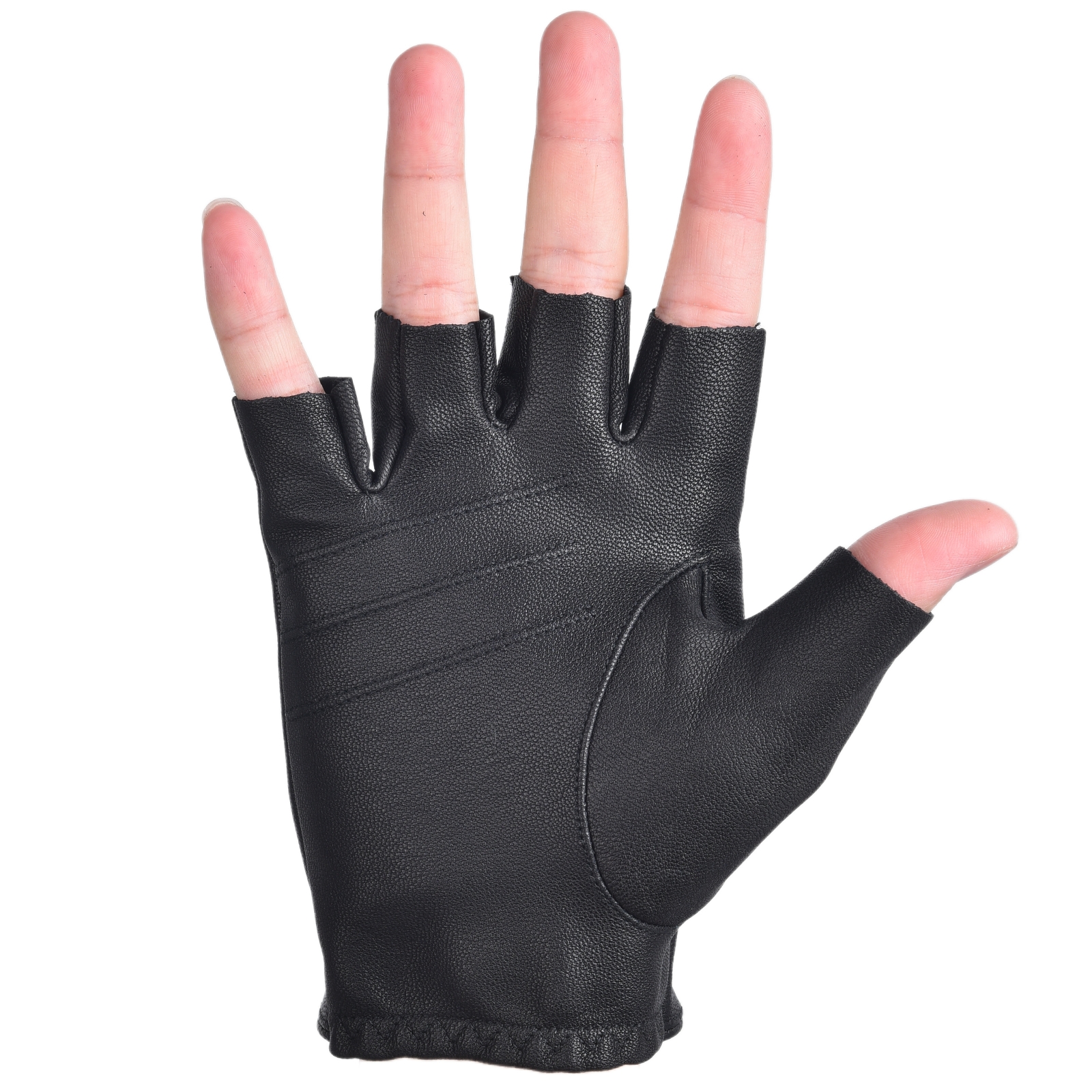 Мужские перчатки без пальцев,  – обзор и цена Leather Driving Glove