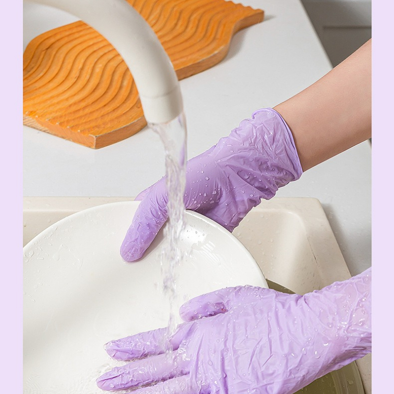 Нитриловые перчатки для мытья  – обзор и цена Dish Glove Rubber